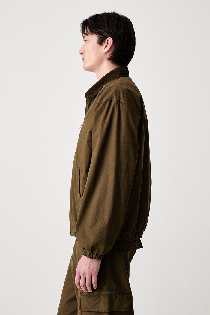 Carhartt WIP Madison Ripstop krótka kurtka męska I036804 zielony AW26