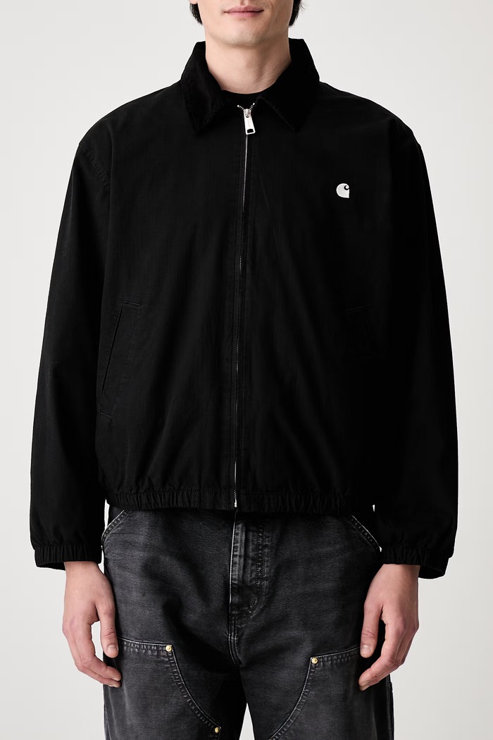 Carhartt WIP Madison Ripstop krótka kurtka męska czarny I036804