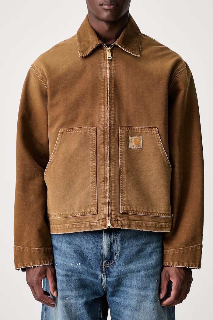 Carhartt WIP OG Arcan short jacket cotton Men's brown I036867