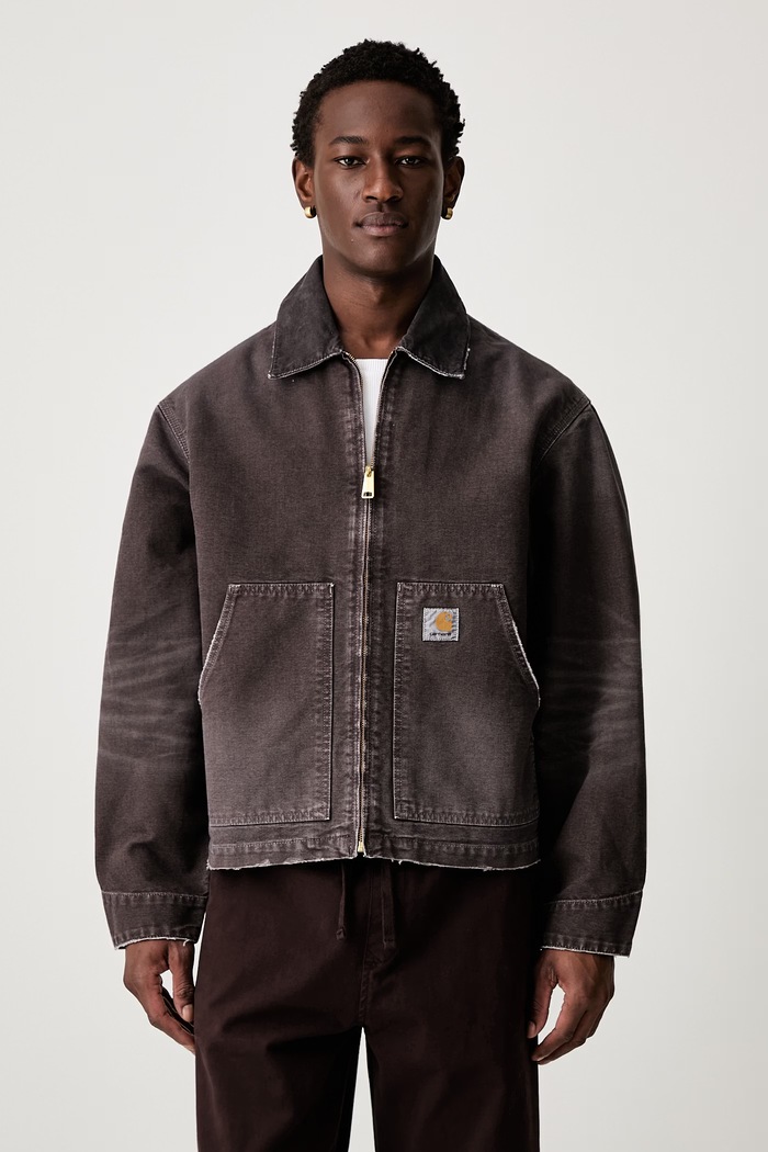 Carhartt WIP OG Arcan krótka kurtka bawełniana męska brązowy I036867