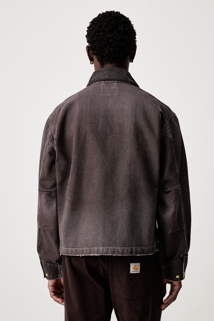Odzież Carhartt WIP OG Arcan krótka kurtka bawełniana męska I036867 brązowy