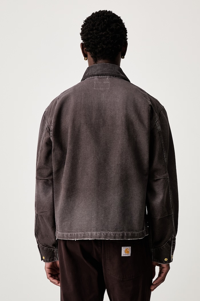 Odzież Carhartt WIP OG Arcan krótka kurtka bawełniana męska I036867 brązowy