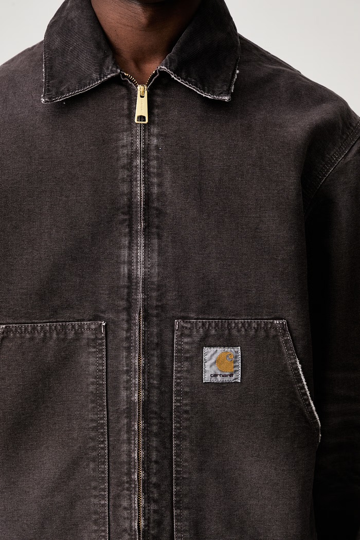 Carhartt WIP OG Arcan krótka kurtka bawełniana męska brązowy I036867