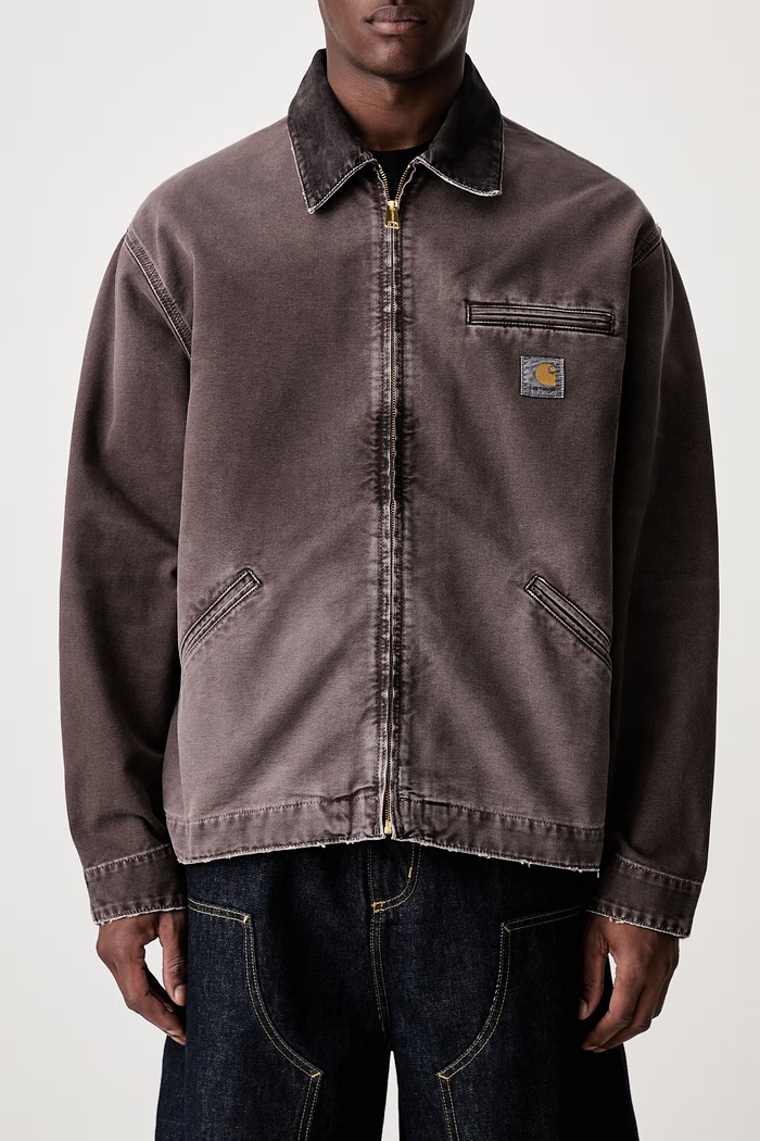 Carhartt WIP OG Detroit transitional jacket cotton Men's brown I035280
