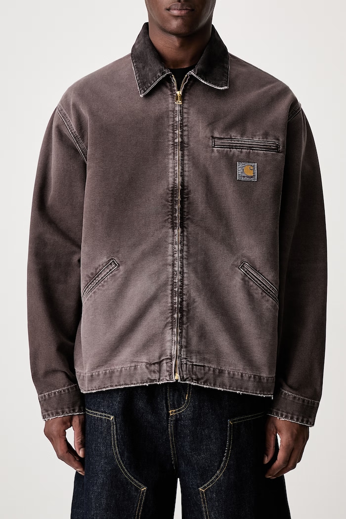 Carhartt WIP OG Detroit transitional jacket cotton Men's brown I035280