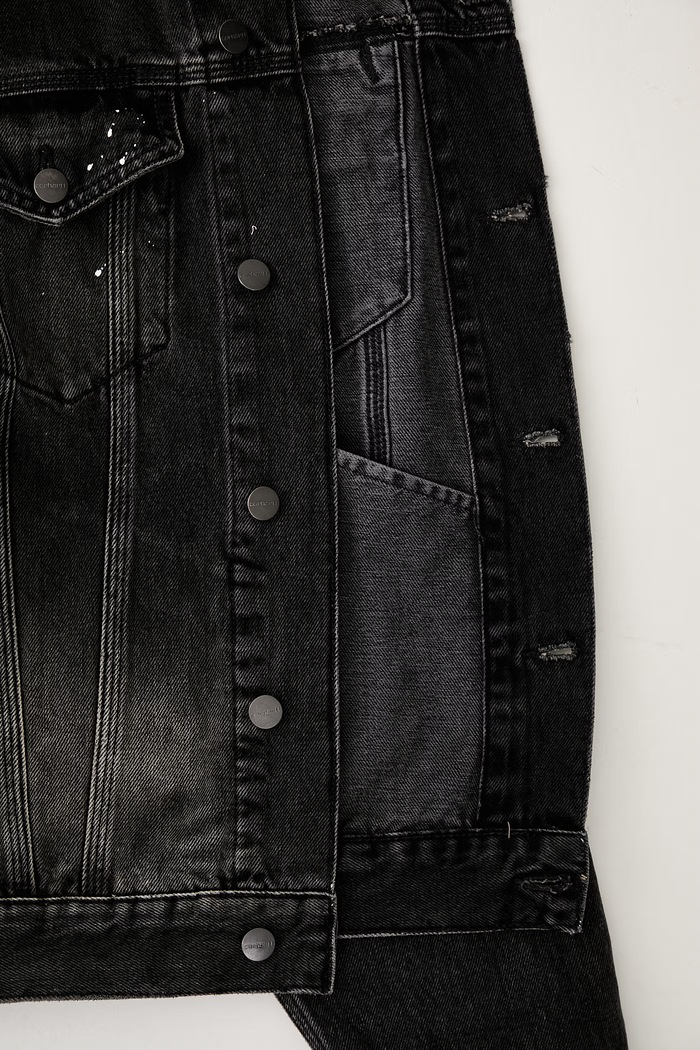 Carhartt WIP Helston short jacket denim Men's I033352