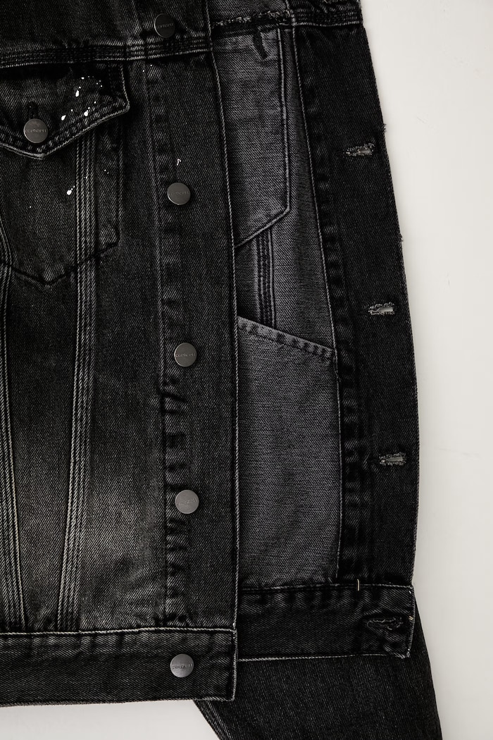 Carhartt WIP Helston short jacket denim Men's I033352
