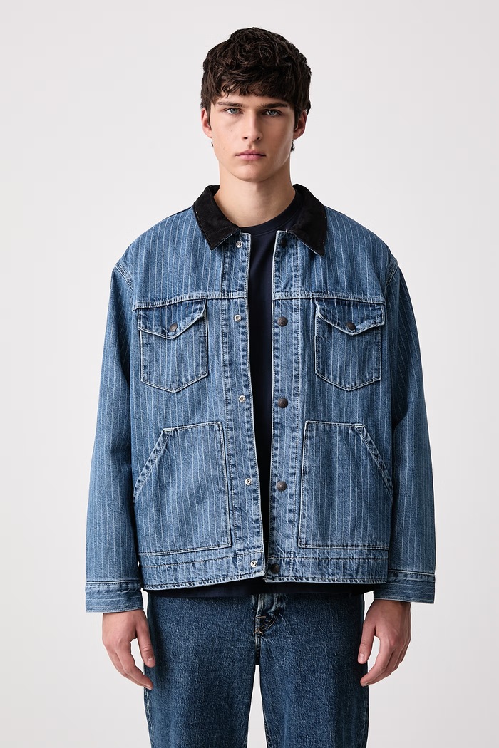 Levi's Prijelazna jakna za muškarce traper MUNROE plava 007X3