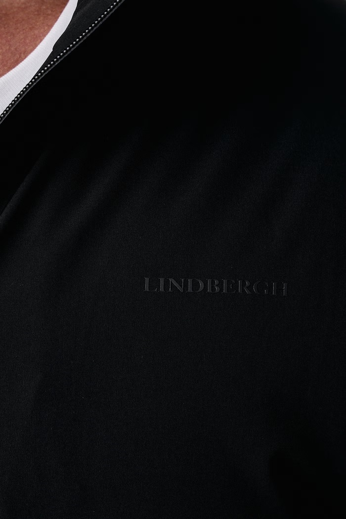 Długa kurtka męska Lindbergh granatowy 30.301151A