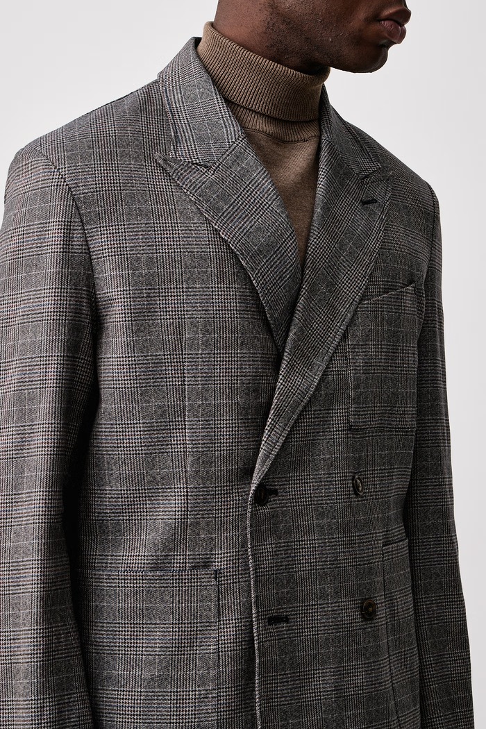Marynarka męska z bawełną PS Paul Smith M2R.A197.W22817 szary