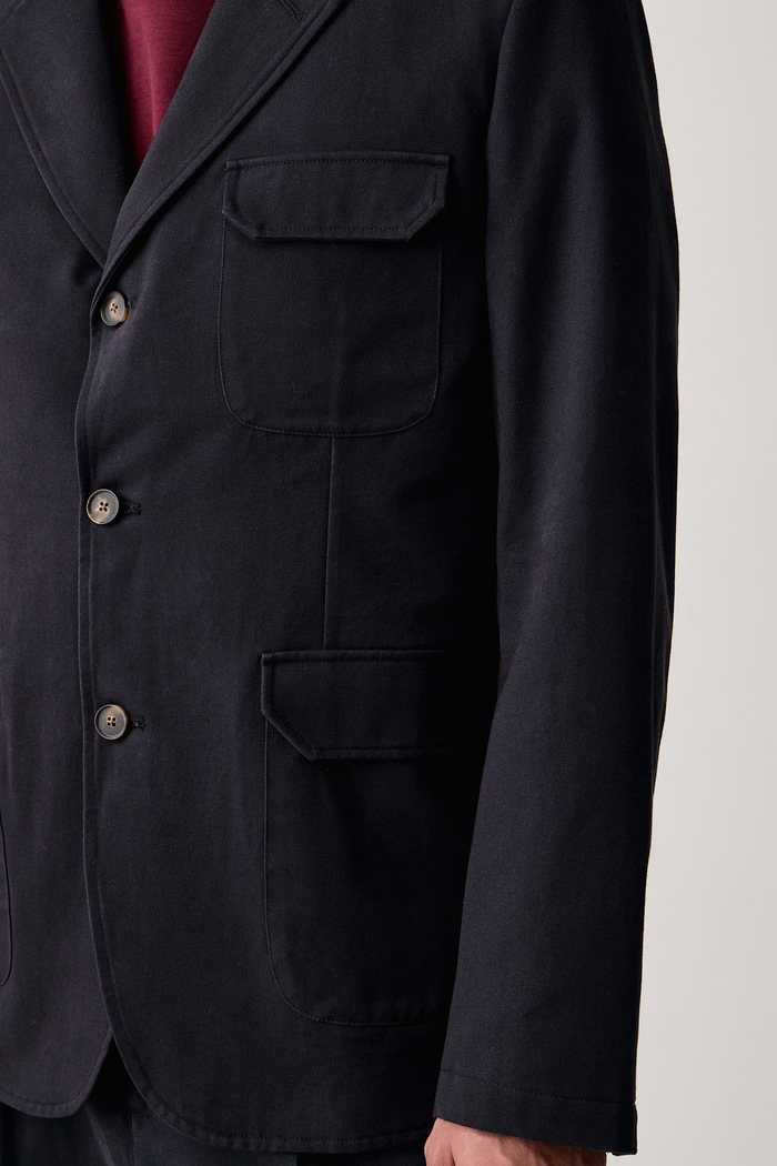 Garnitur dwuczęściowy męski bawełniany PS Paul Smith M2R.A196.W22785 granatowy