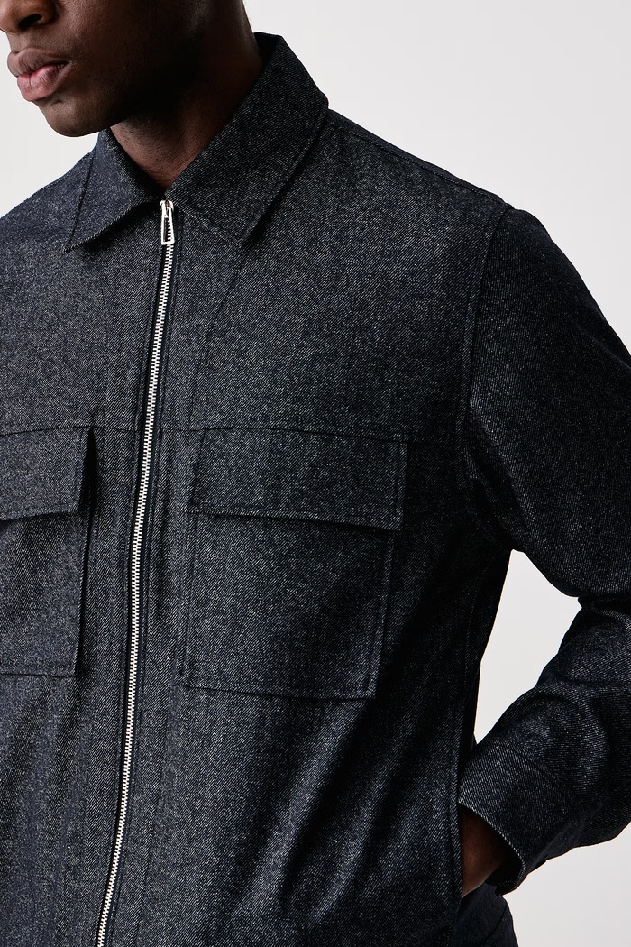 Kurtka męska z dodatkiem wełny PS Paul Smith M2R.848Z.W22800 niebieski