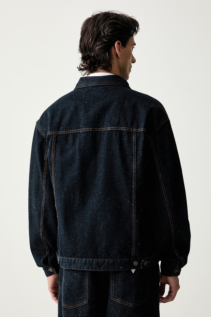 Oblečení Guess Jeans džínová bunda pánská džínová M6YN38.D1314 námořnická modř