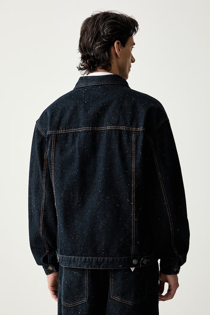 Oblečení Guess Jeans džínová bunda pánská džínová M6YN38.D1314 námořnická modř