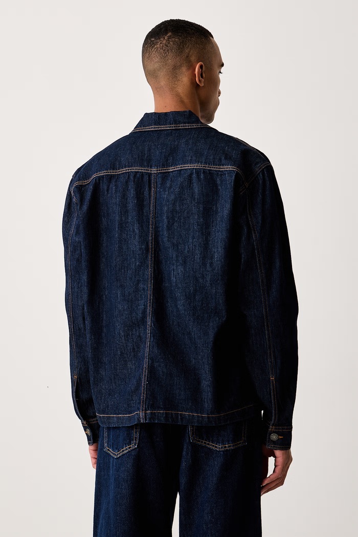 Odjeća Guess Jeans Traper jakna za muškarce M6YN01.D1316 mornarsko plava