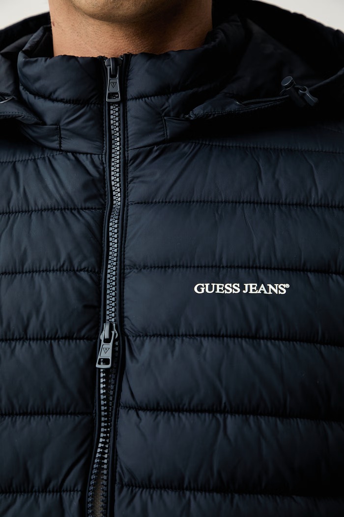 Guess Jeans přechodová bunda pánská M6YL06.W2646 námořnická modř
