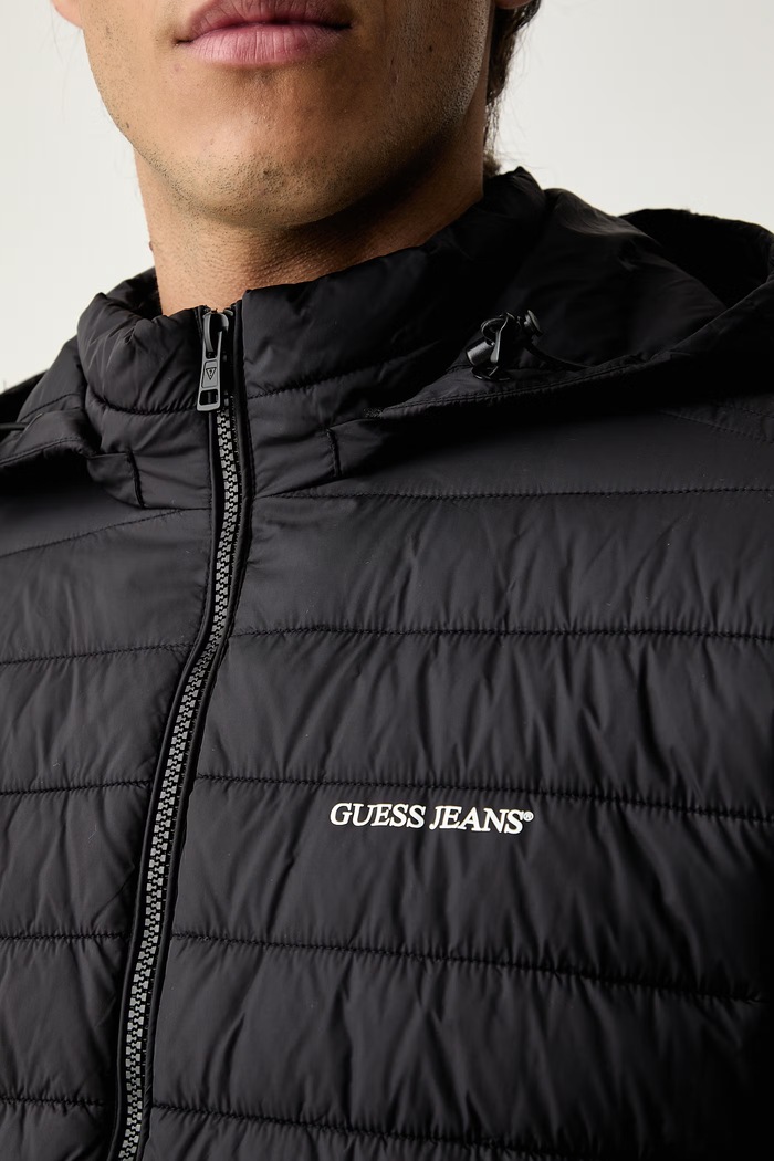 Guess Jeans přechodová bunda pánská M6YL06.W2646 černá