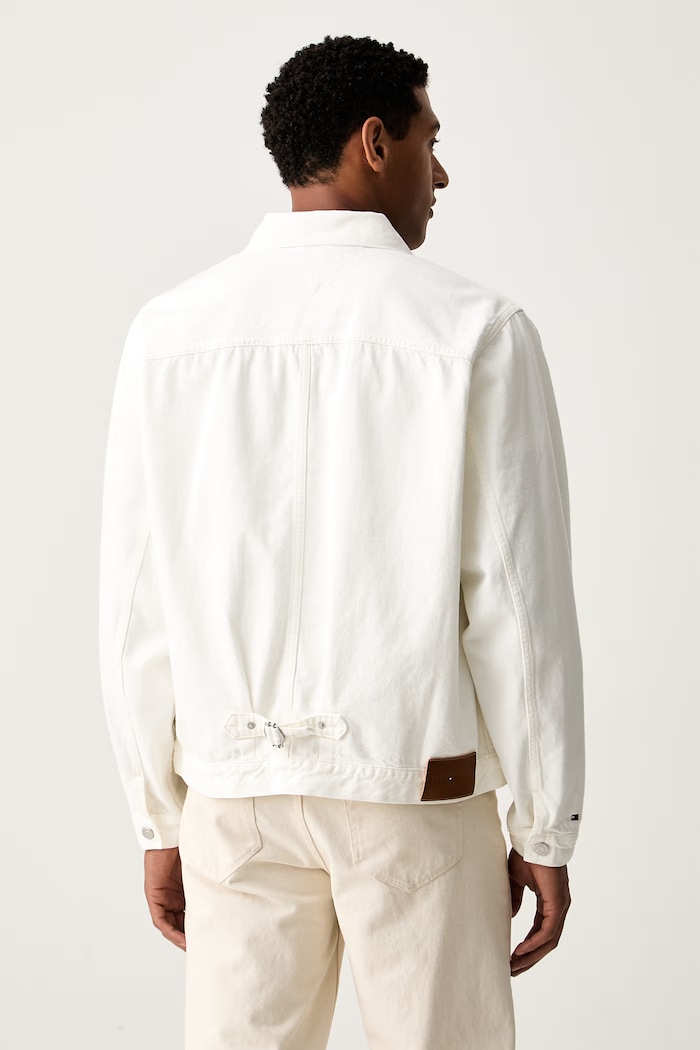 Ruházat Tommy Hilfiger átmeneti kabát férfi farmer MW0MW45096 bézs