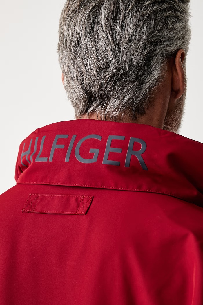 Tommy Hilfiger prijelazna jakna za muškarce MW0MW44299 bordo