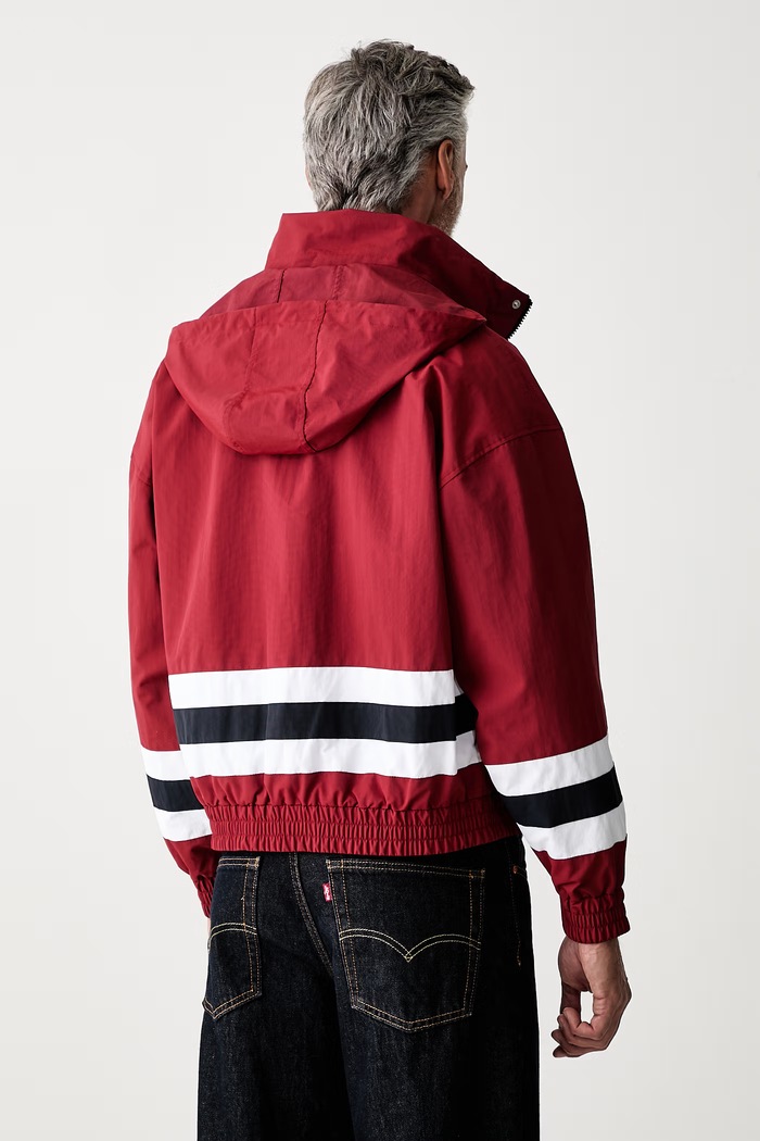 Oblečení Tommy Hilfiger oboustranná bunda pánská MW0MW43476 burgundské