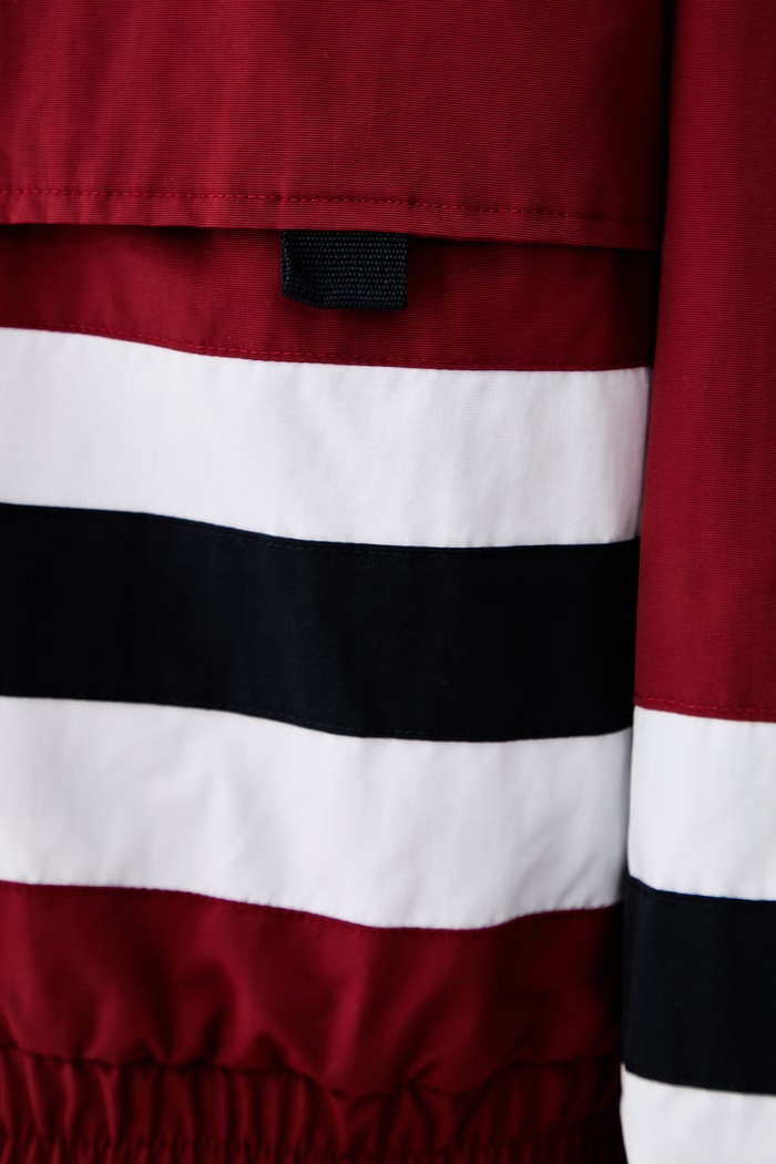 Tommy Hilfiger oboustranná bunda pánská MW0MW43476 burgundské