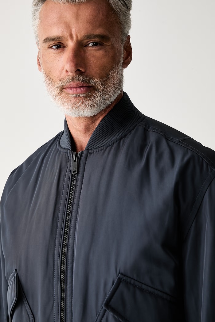 BOSS Orange bomber jakna za muškarce Onorve2 mornarsko plava 50574380