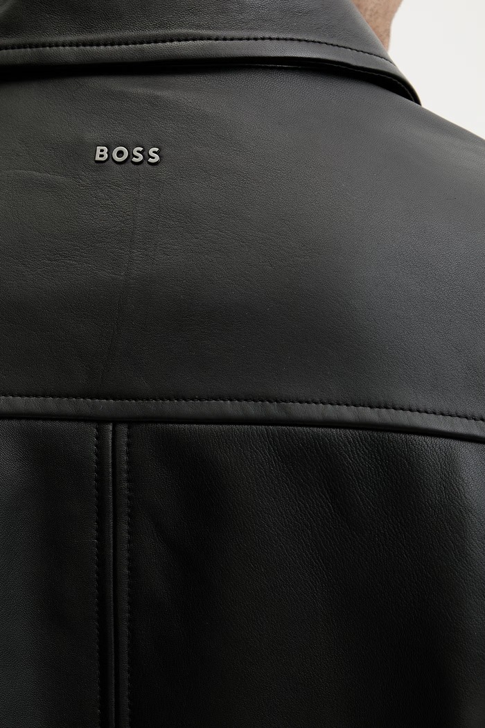 BOSS Orange kožený pánsky Joban 50562532