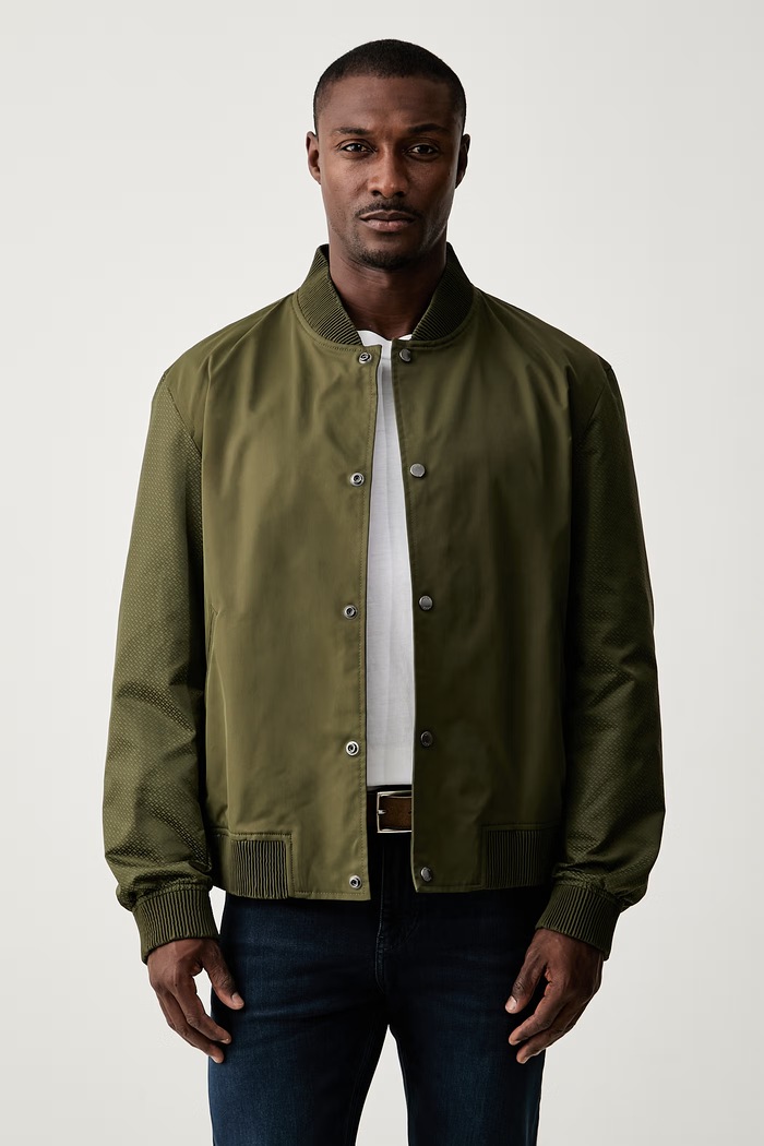 BOSS bomber jakna moška H-Covor zelena 50564412