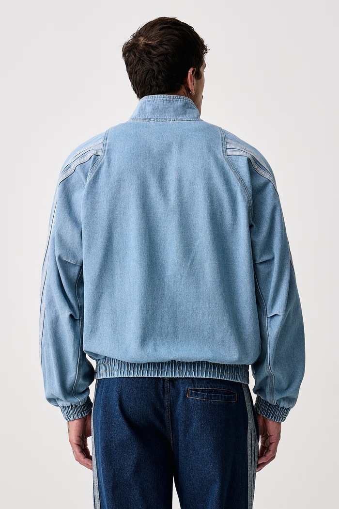 Odzież adidas Kurtka jeansowa męska jeansowa Denim Pack KV8347 niebieski