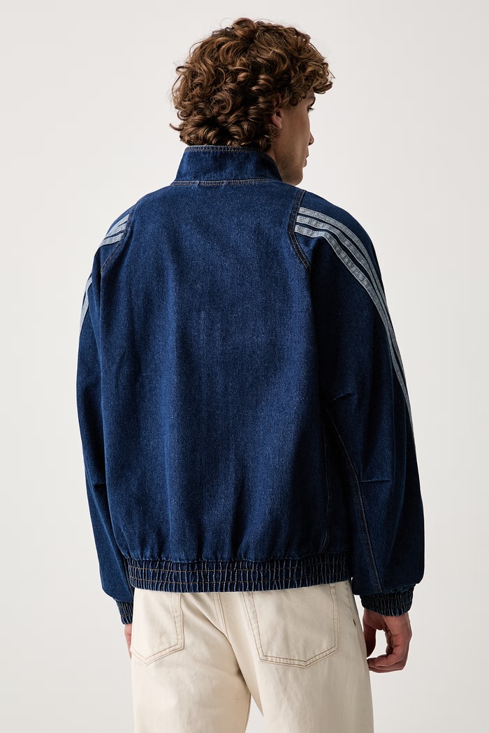 Odzież adidas kurtka przejściowa męska jeansowa Denim Pack KV8345 granatowy