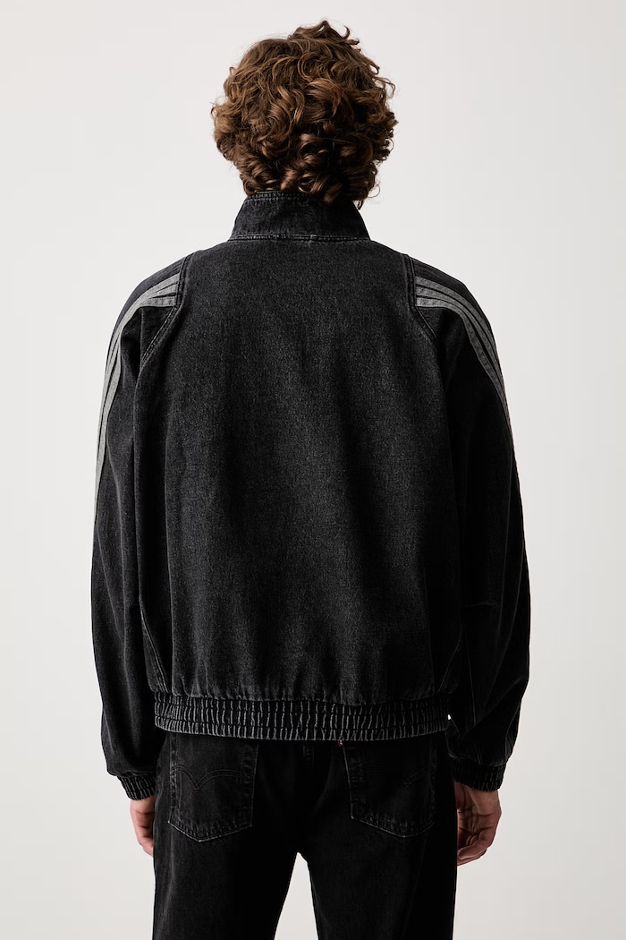 Odzież adidas kurtka przejściowa męska jeansowa Denim Pack KV8344 czarny