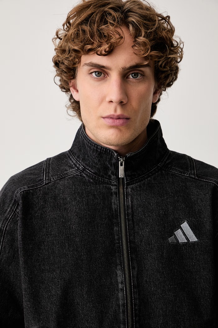 adidas kurtka przejściowa męska jeansowa Denim Pack KV8344 czarny