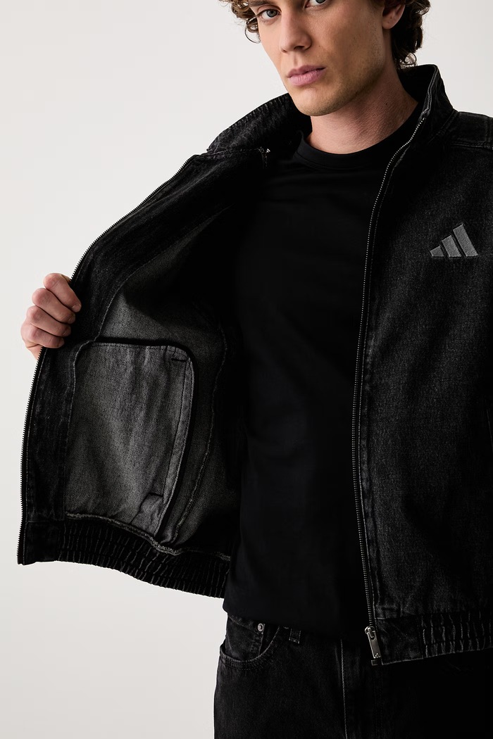 adidas kurtka przejściowa męska jeansowa Denim Pack KV8344