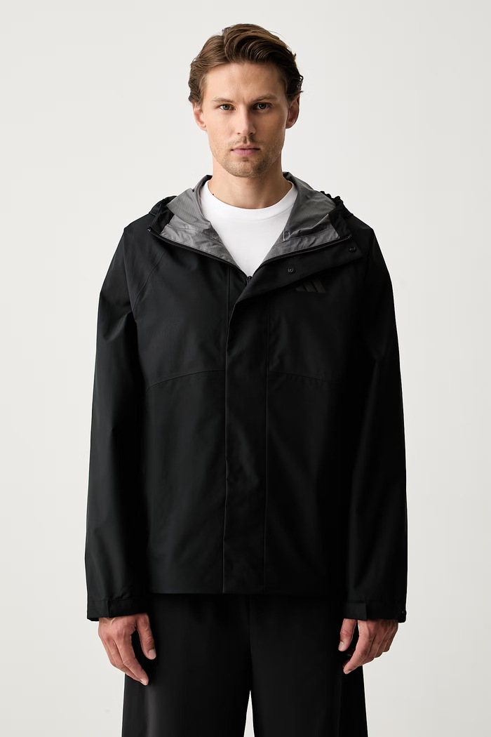 adidas kurtka przejściowa męska Essentials czarny KS7695