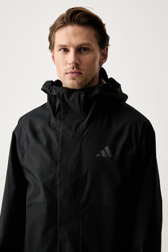 adidas kurtka przejściowa męska Essentials czarny KS7695