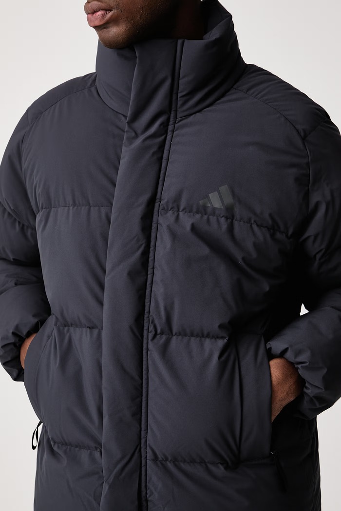 Πουπουλένιο μπουφάν ανδρικό adidas KG1520 μαύρο