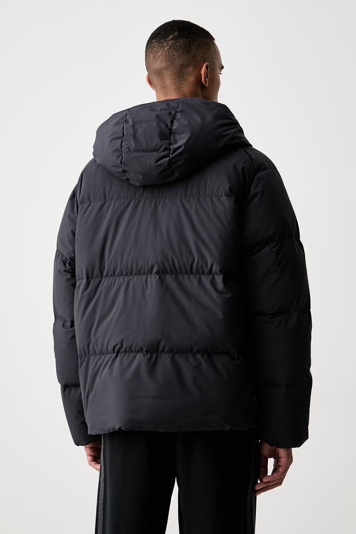Ρούχα adidas πουπουλένιο μπουφάν ανδρικό KG1515 μαύρο