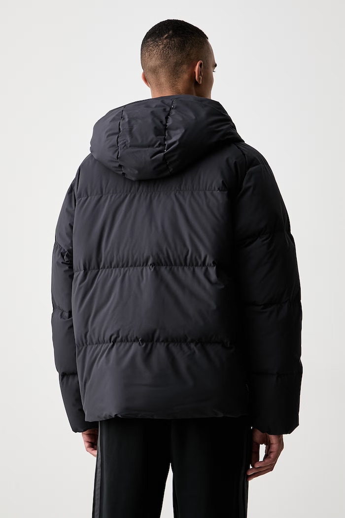 Ρούχα adidas πουπουλένιο μπουφάν ανδρικό KG1515 μαύρο