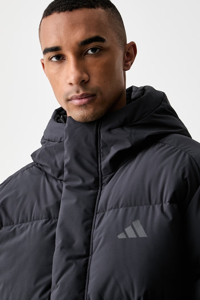 adidas πουπουλένιο μπουφάν ανδρικό μαύρο KG1515