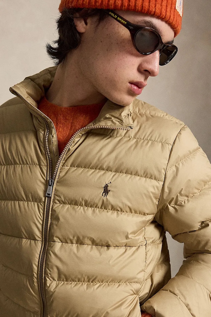 Polo Ralph Lauren kurtka pikowana męska beżowy 710B20424