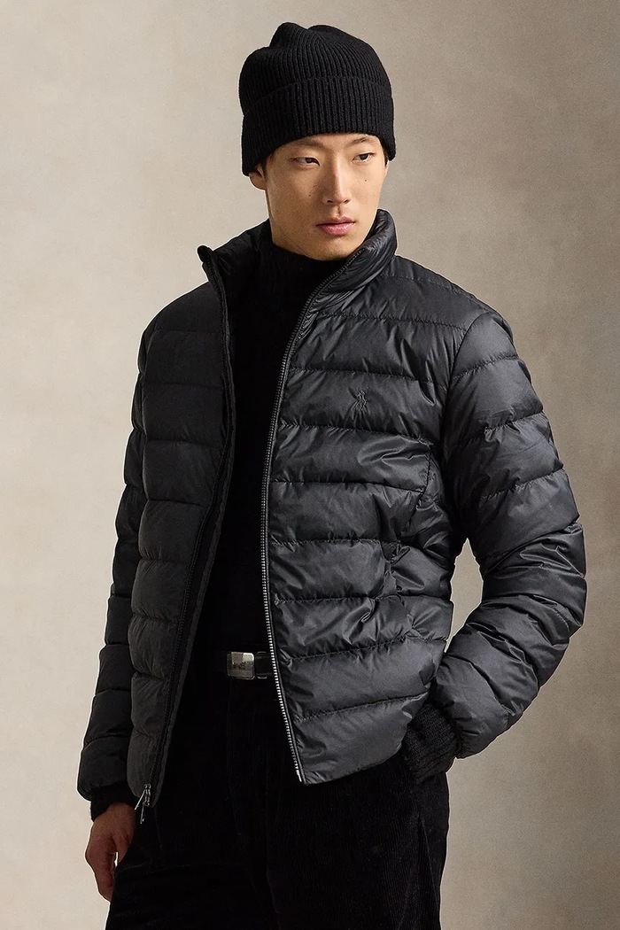 Polo Ralph Lauren kurtka pikowana męska czarny 710B20424