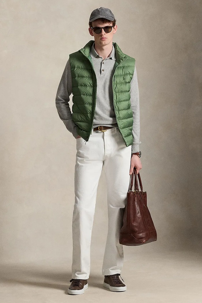 Odjeća Polo Ralph Lauren prsluk za muškarce 710B20425 zelena
