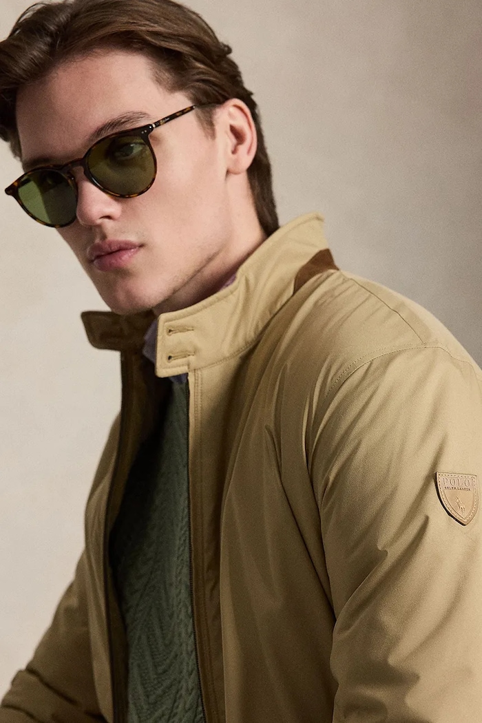 Polo Ralph Lauren kurtka przejściowa męska beżowy 710967736
