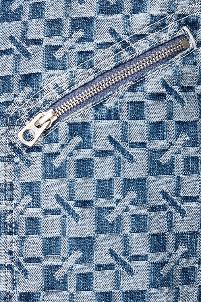 Kurtka jeansowa męska bawełniana Kenzo niebieski FG65DB1077J4