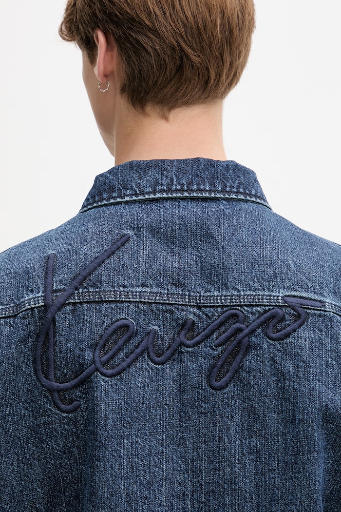 Kenzo geacă de blugi pentru bărbați FG65DB1076U3