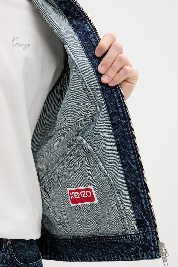 Kenzo geacă de blugi pentru bărbați FG65DB1076U3