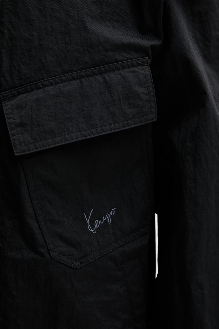 Kenzo kurtka przejściowa męska FG65BL1189NF czarny