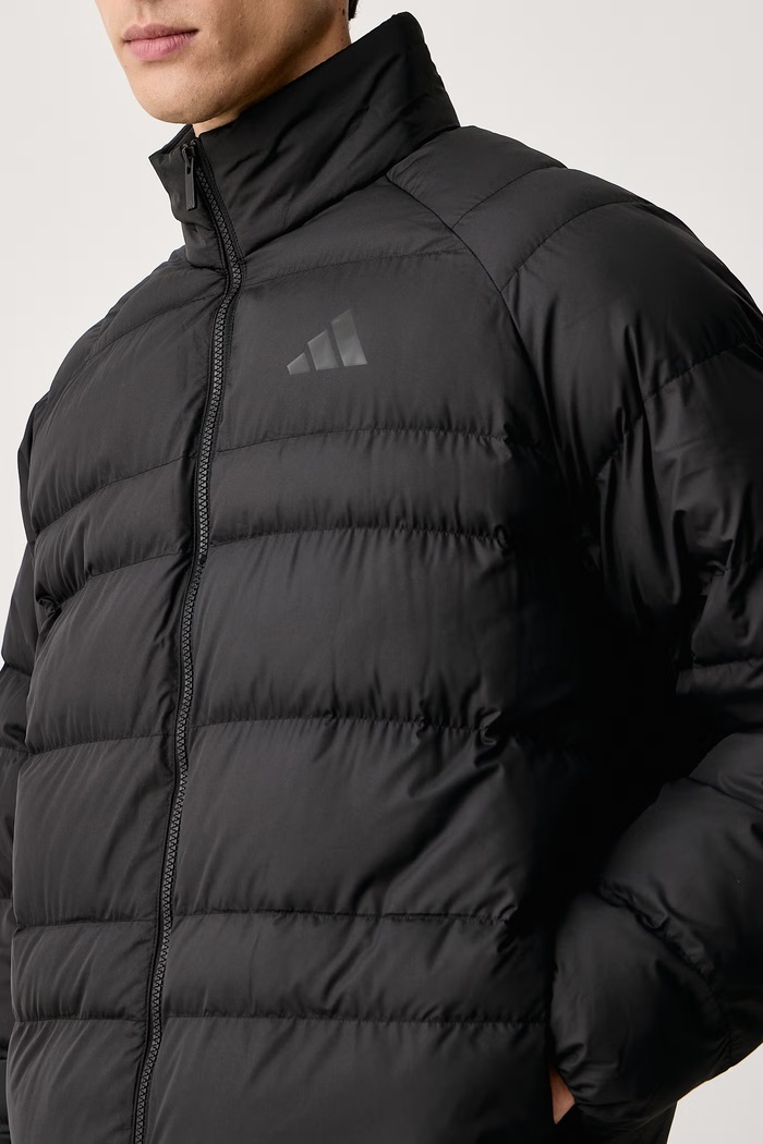 Prošivena jakna za muškarce Essentials adidas KF2710 crna