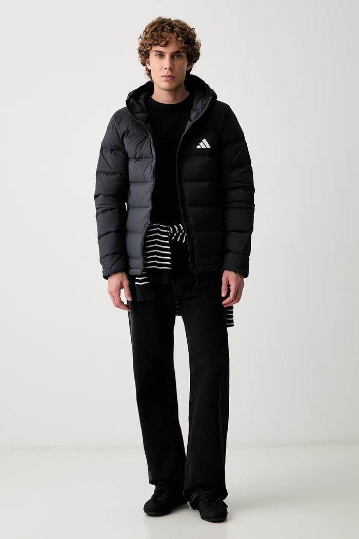adidas péřová bunda pánská Helionic JN2114 černá AW26