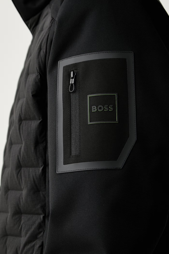 BOSS Green pernata jakna za muškarce OW_T-Down JT 2 50561388 crna